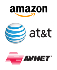 Amazon.com, AT&T, Avnet