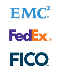 EMC, FedEx, FICO