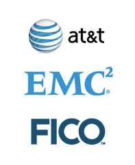 AT&T, EMC, FICO