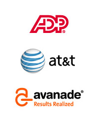 ADP, AT&T, Avanade